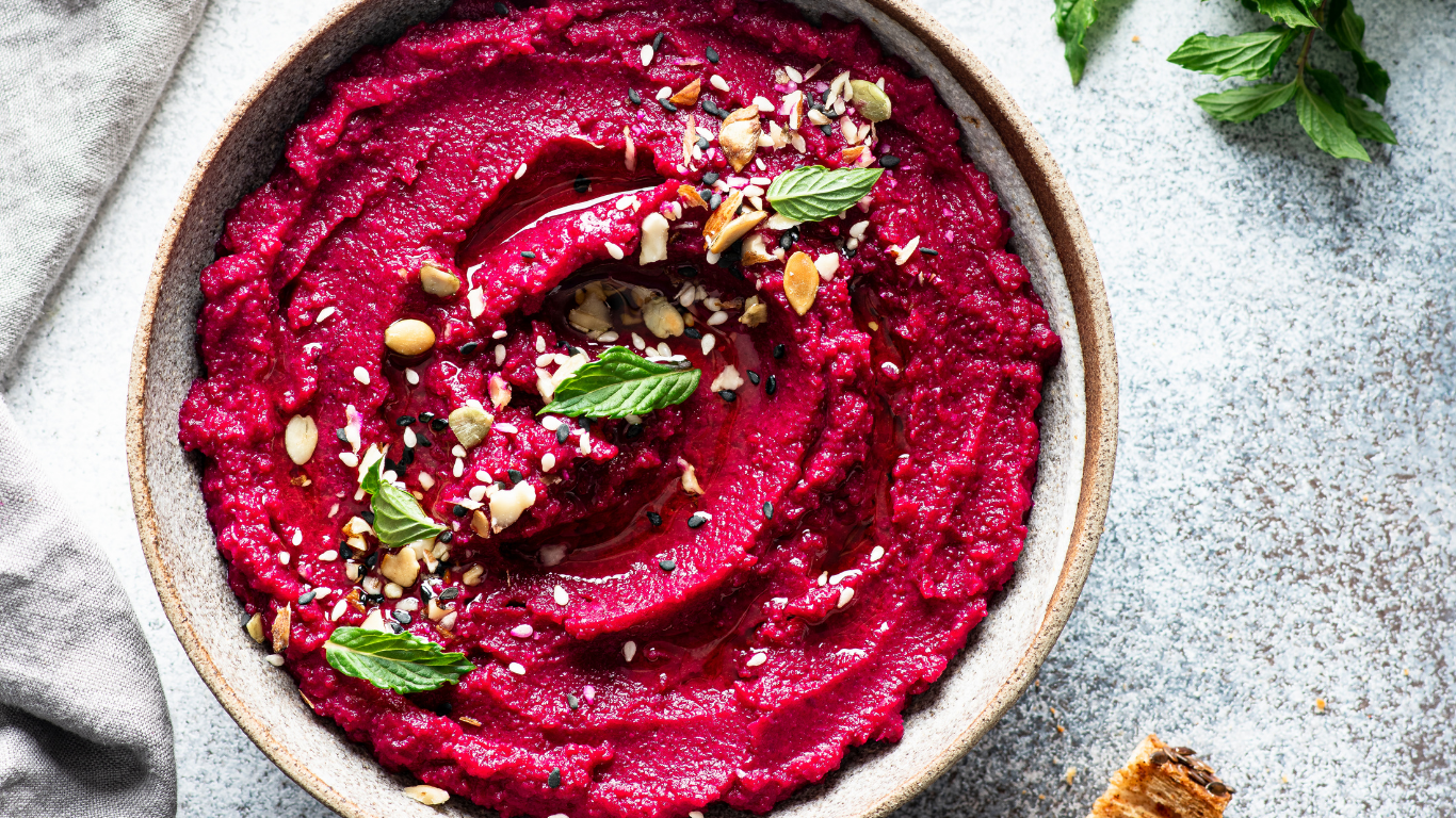 Infused Beet Hummus Recipe
